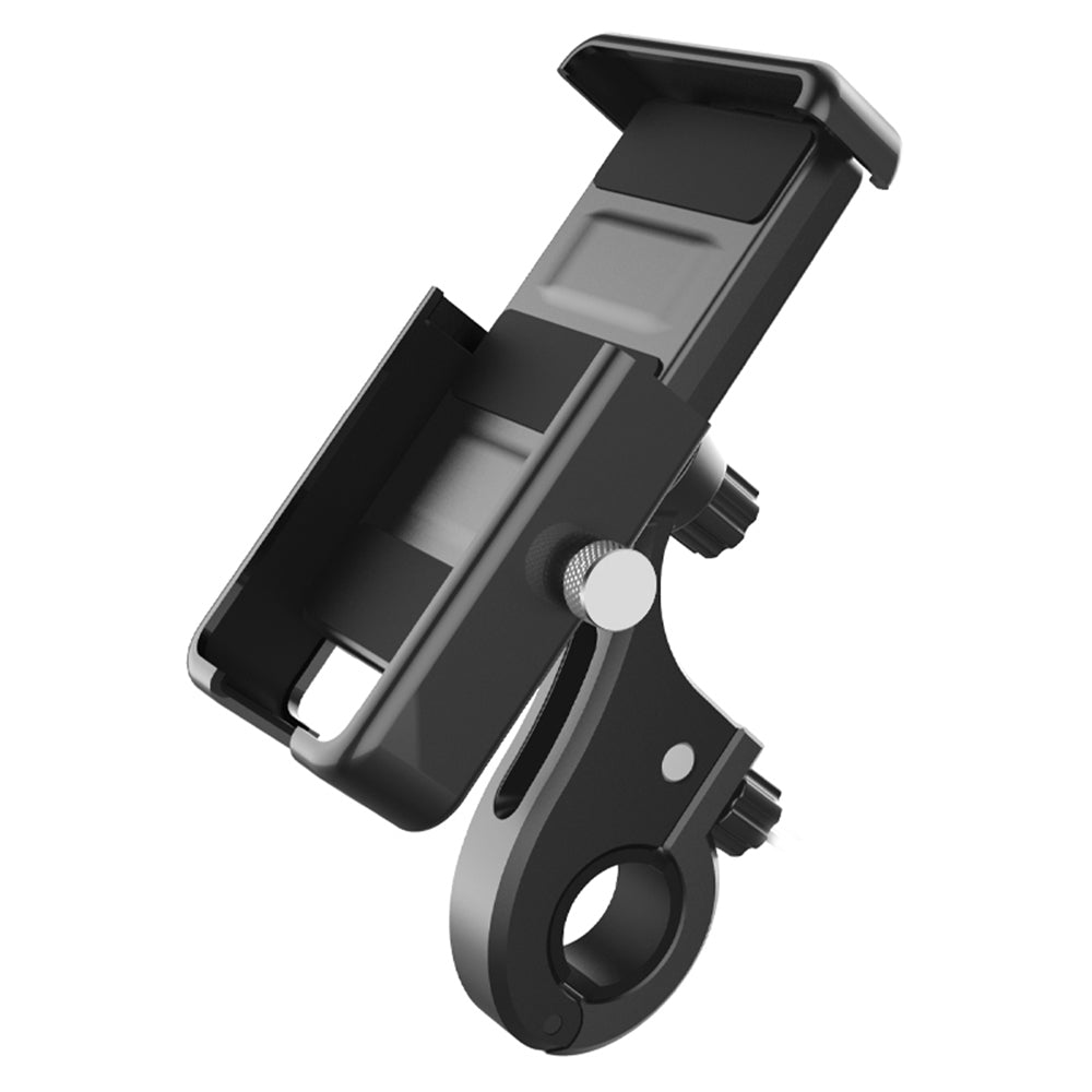 QX-21 Motorcycle E-Bike Bicycle Phone Stand Handlebar / Rear Mirror Mount Rotatable Phone Holder Bracket