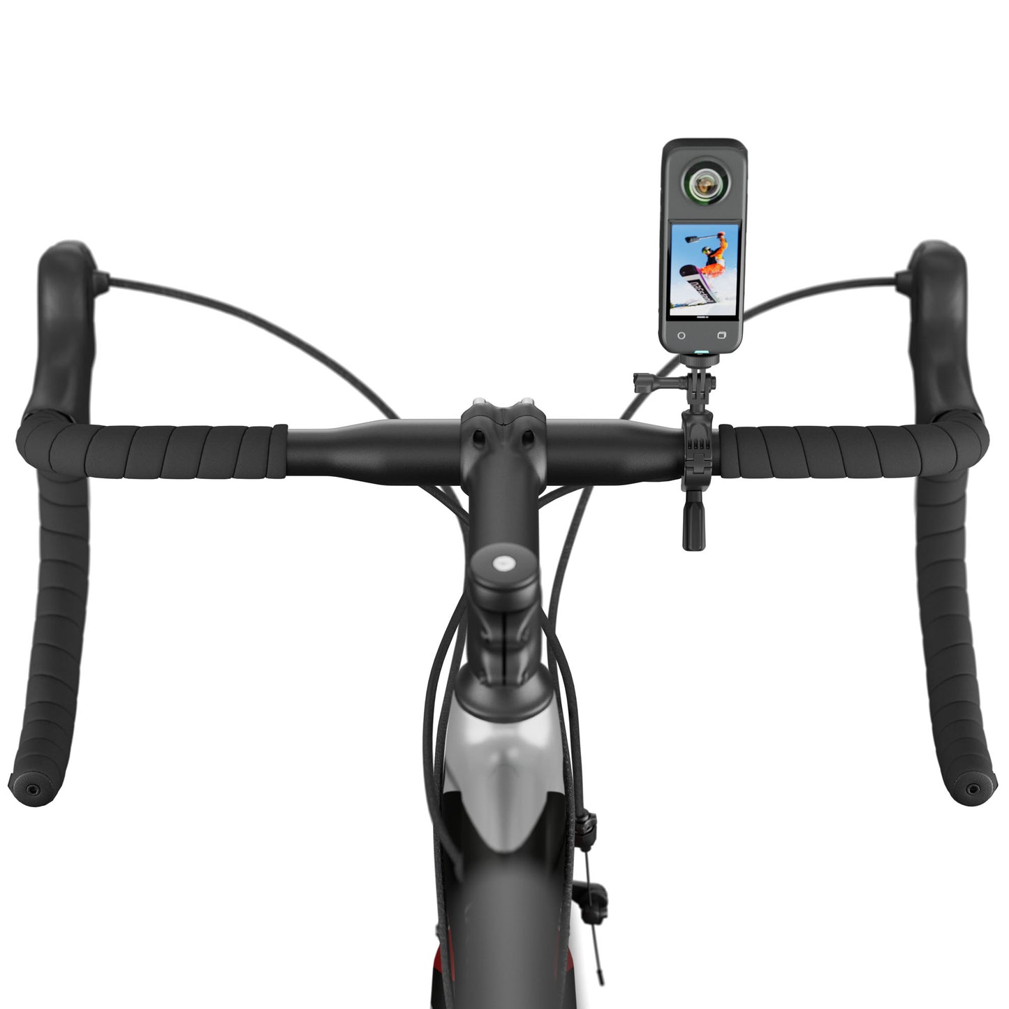 Uniqkart 1YTY0003 Bicycle Action Camera Holder MTB Bike Handlebar Mount Camera Mount Adapter