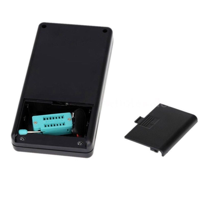 Color Screen Version Graphic Display M328 Transistor Tester Resistance Inductance Meter Capacitance ESR Meter (without Battery) - Black