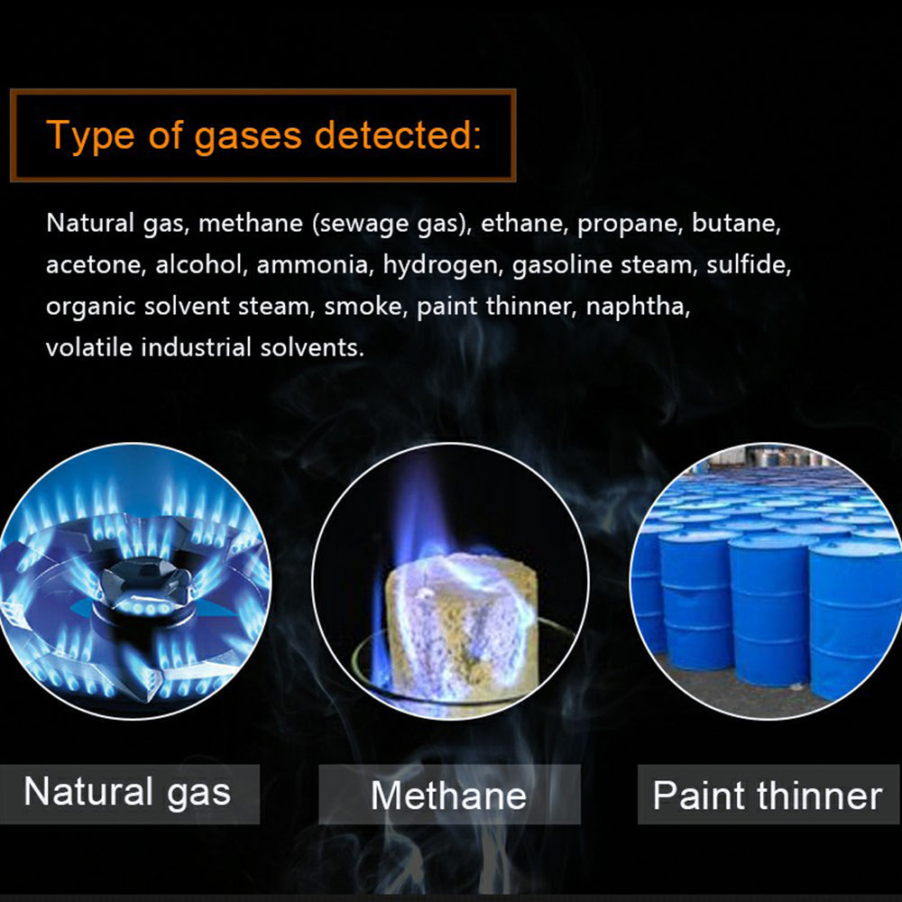 MASTECH MS6310 Gas Detector, Combustible Gas Leak Detector Meter Test for Natural Butane Paint Thinner Flammable Gas Analyzer