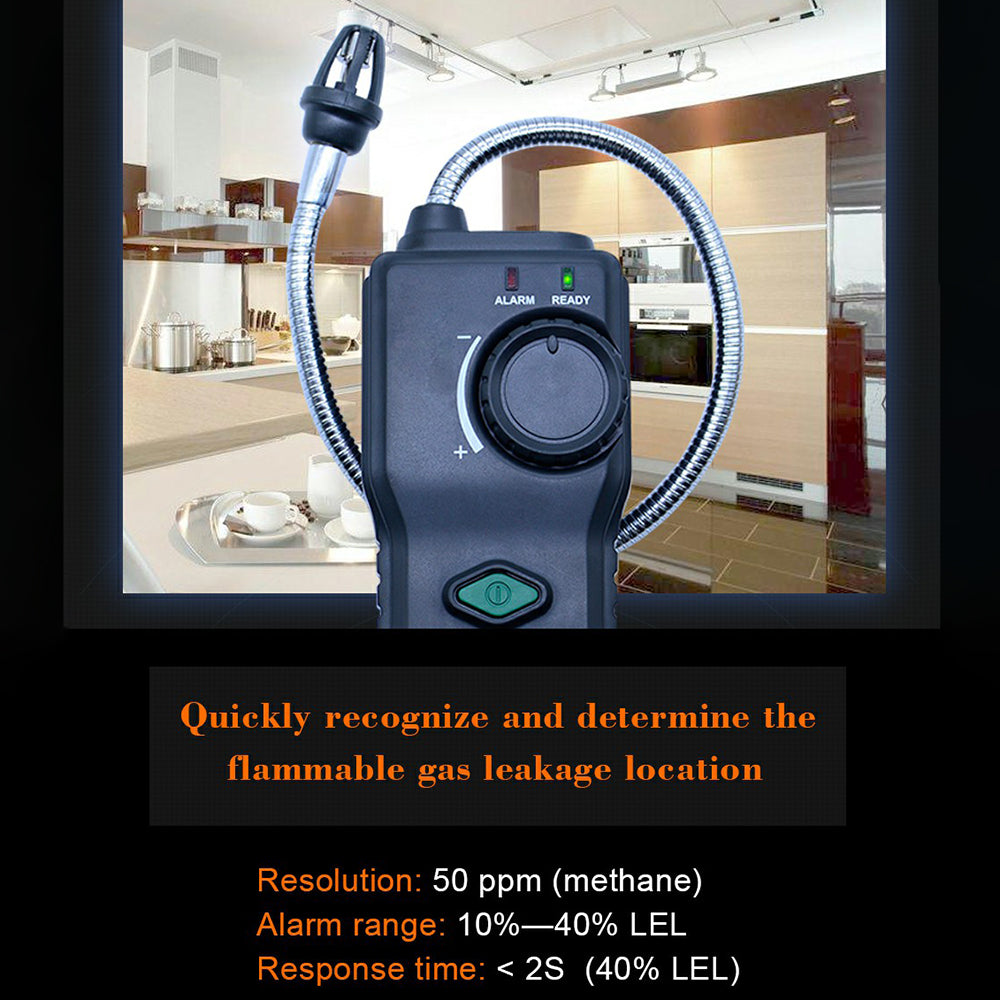 MASTECH MS6310 Gas Detector, Combustible Gas Leak Detector Meter Test for Natural Butane Paint Thinner Flammable Gas Analyzer