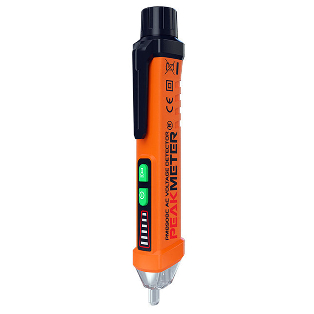 PEAKMETER PM8908C 50-60Hz AC 12-1000V Non-Contact Voltage Tester Tool Circuit Detector Test Pen