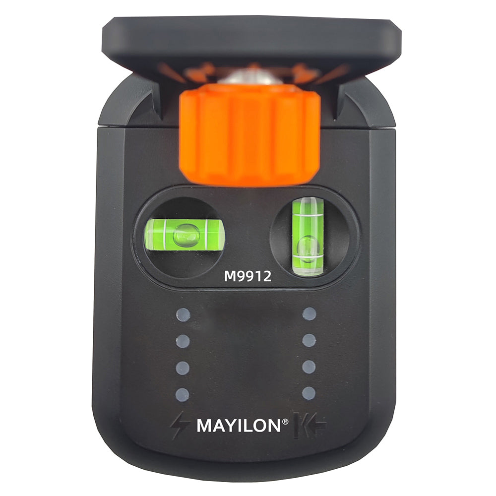 MAYILON M9912 (DC10) 2-in-1 Electric Drilling Dust Collector Red Light Laser Level Multifunction Laser Level with Two Bubbles Angle Measuring Tool for Carpentry, Building