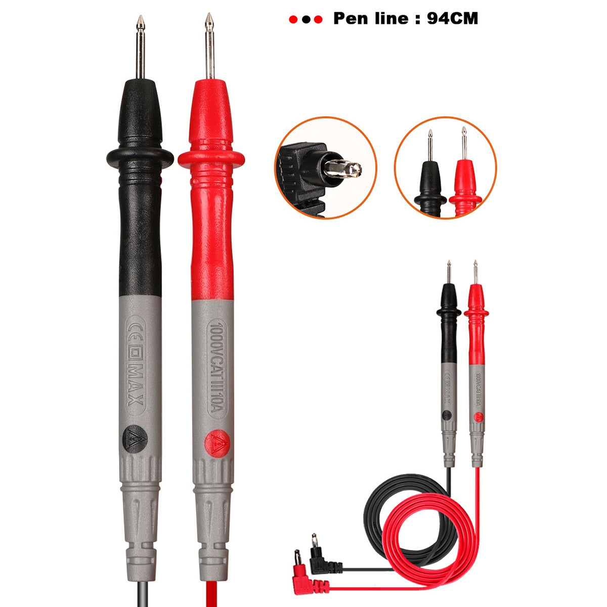 TOOLTOP ET8134 4.7-inch LCD Digital Multimeter AC Direct Current Voltage Current Measure Capacitance Resistance Temperature Measuring Tool