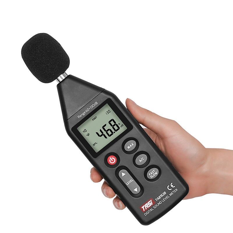 TASI TA8152B LCD Display Digital Sound Level Meter Audio Detector Noise Volume Decibel Tester Support Computer Connection