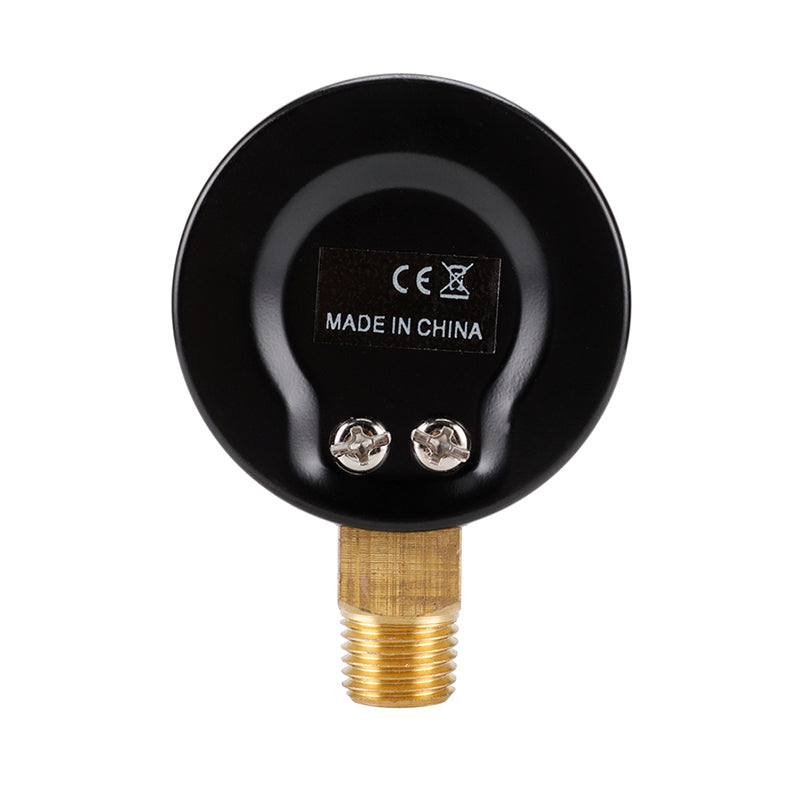 TS-50-4bar 50mm Manometer 0-60psi / 0-4bar Dual Scale Water Pressure Dial 1 / 4 NPT Hydraulic Pressure Gauge
