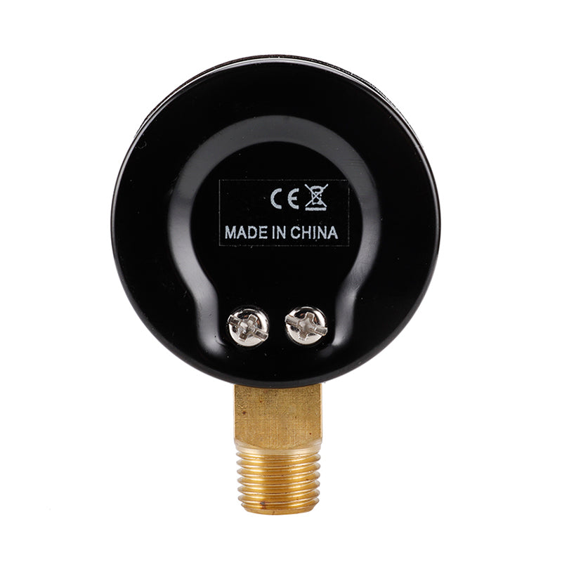 TS-50-14 1 / 4inch NPT Bottom Mount Pressure Gauge Dual Scale Water Pressure Gauge 0-200 PSI Test Range Oil Pressure Gauge