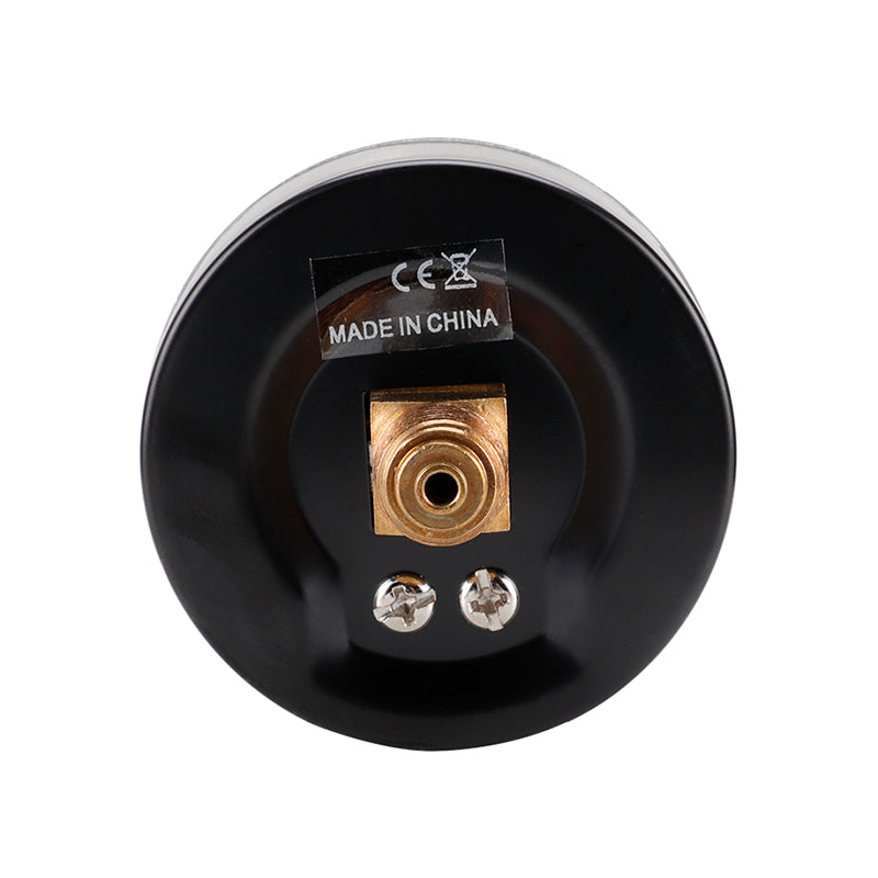 TS-60-6bar High Precision 60mm Large Dial Pressure Gauge 0-6 Bar Water / Gas / Air Pressure Measurement Tool with 1 / 4inch NPT Bottom Mount