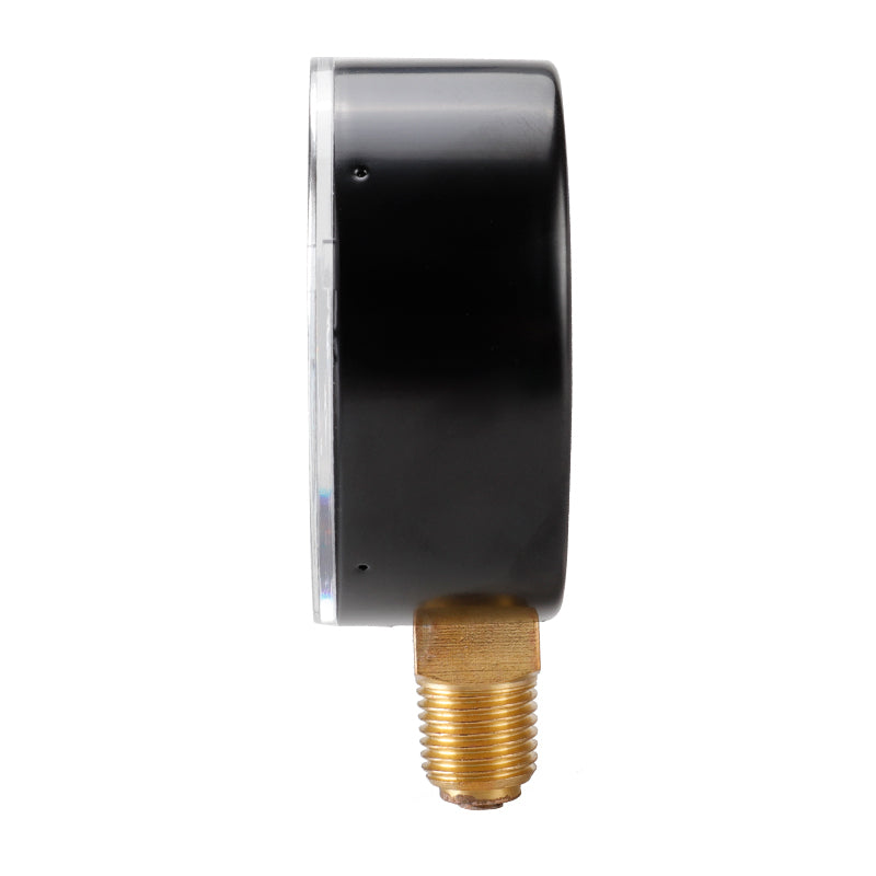 TS-60-10bar 60mm Dial Pressure Gauge 0-10 Bar Water / Gas / Air Pressure Measurement Tool with 1 / 4 NPT Bottom Mount