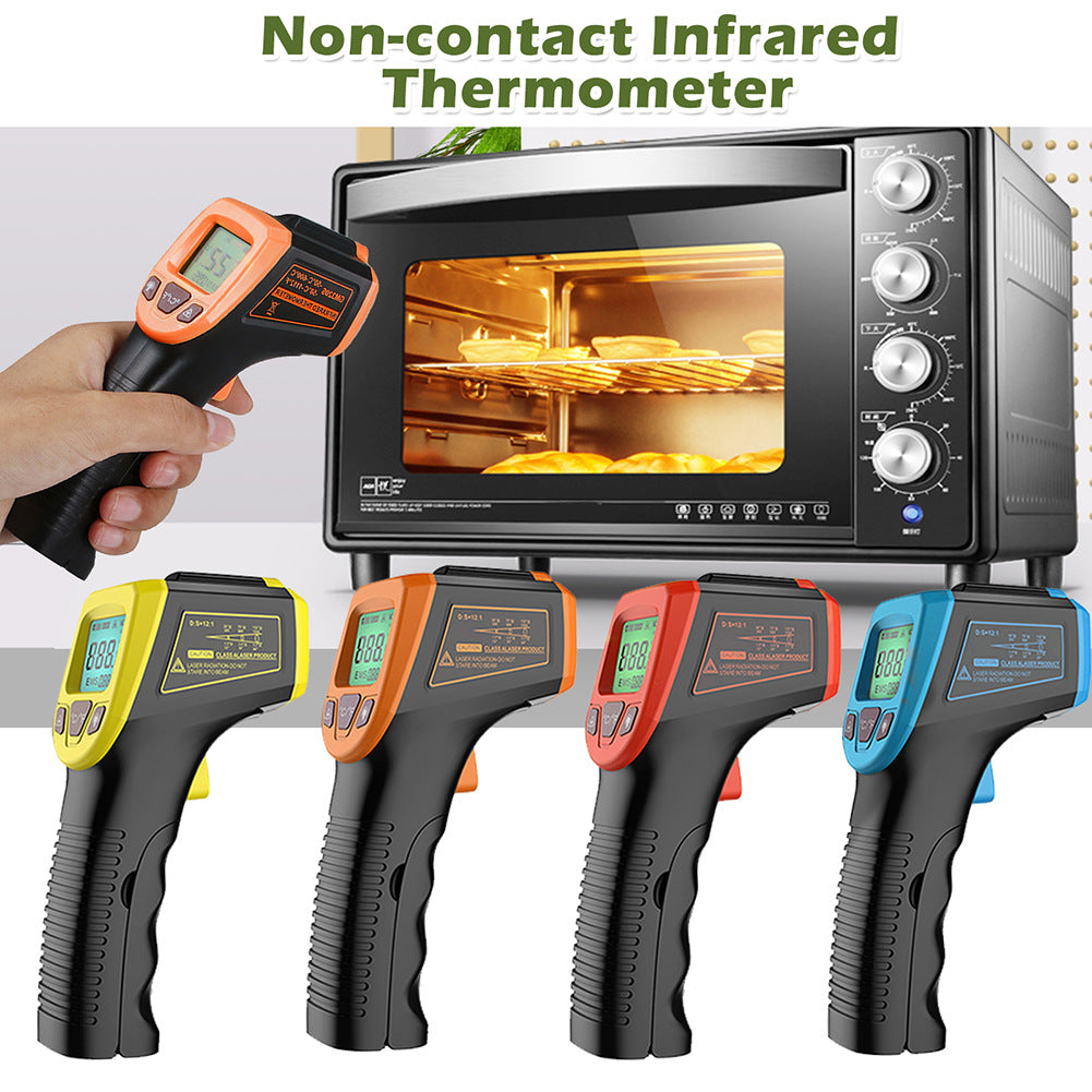 GM320S Non-contact Handheld Industrial Infrared Thermometer High Precision LCD Display Backlit Temperature Tester - Blue