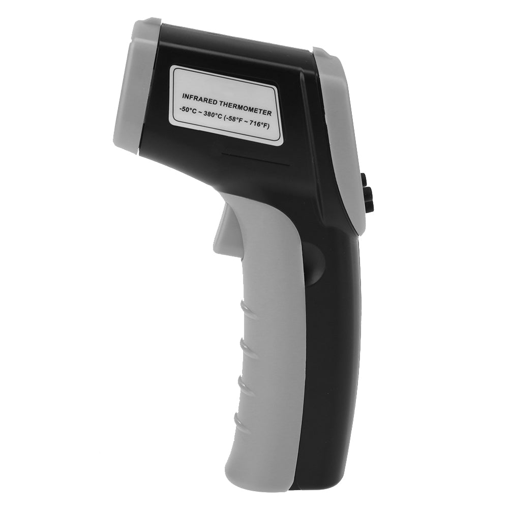 GM320 Digital Infrared Thermometer Non Contact Pyrometer IR Laser Point Gun with Backlight - Grey