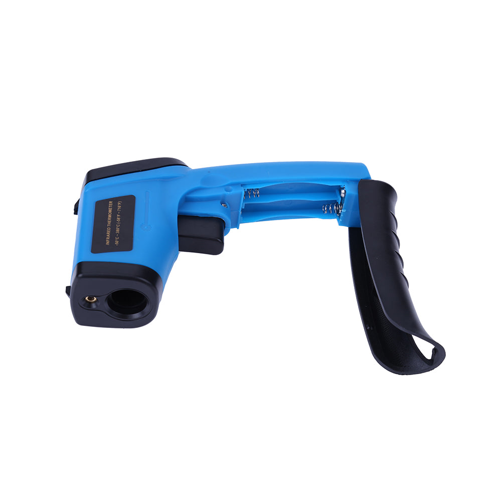 GM320 Digital Infrared Thermometer Non Contact Pyrometer IR Laser Point Gun with Backlight - Blue