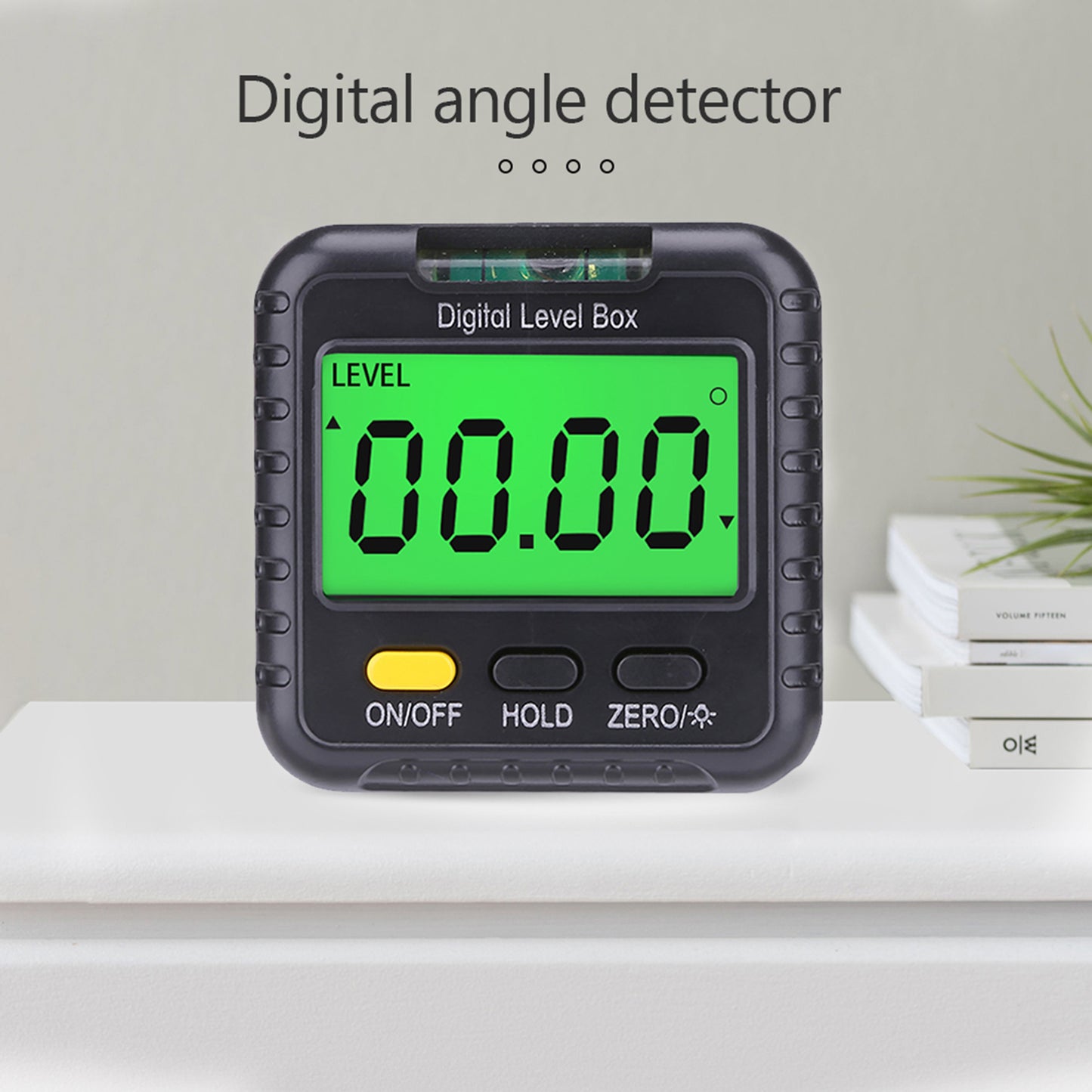 Digital Level Angle Detector Angle Gauge with Bubble, Angle Measuring Tool for Carpentry, Building