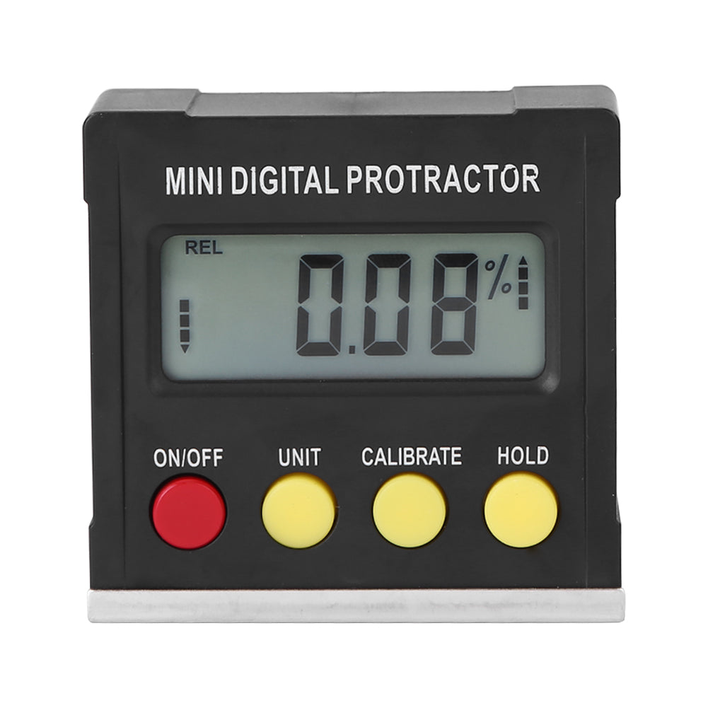 4 Keys Mini Digital Protractor Inclinometer Electronic Level Box Magnetic Meter with LCD Display