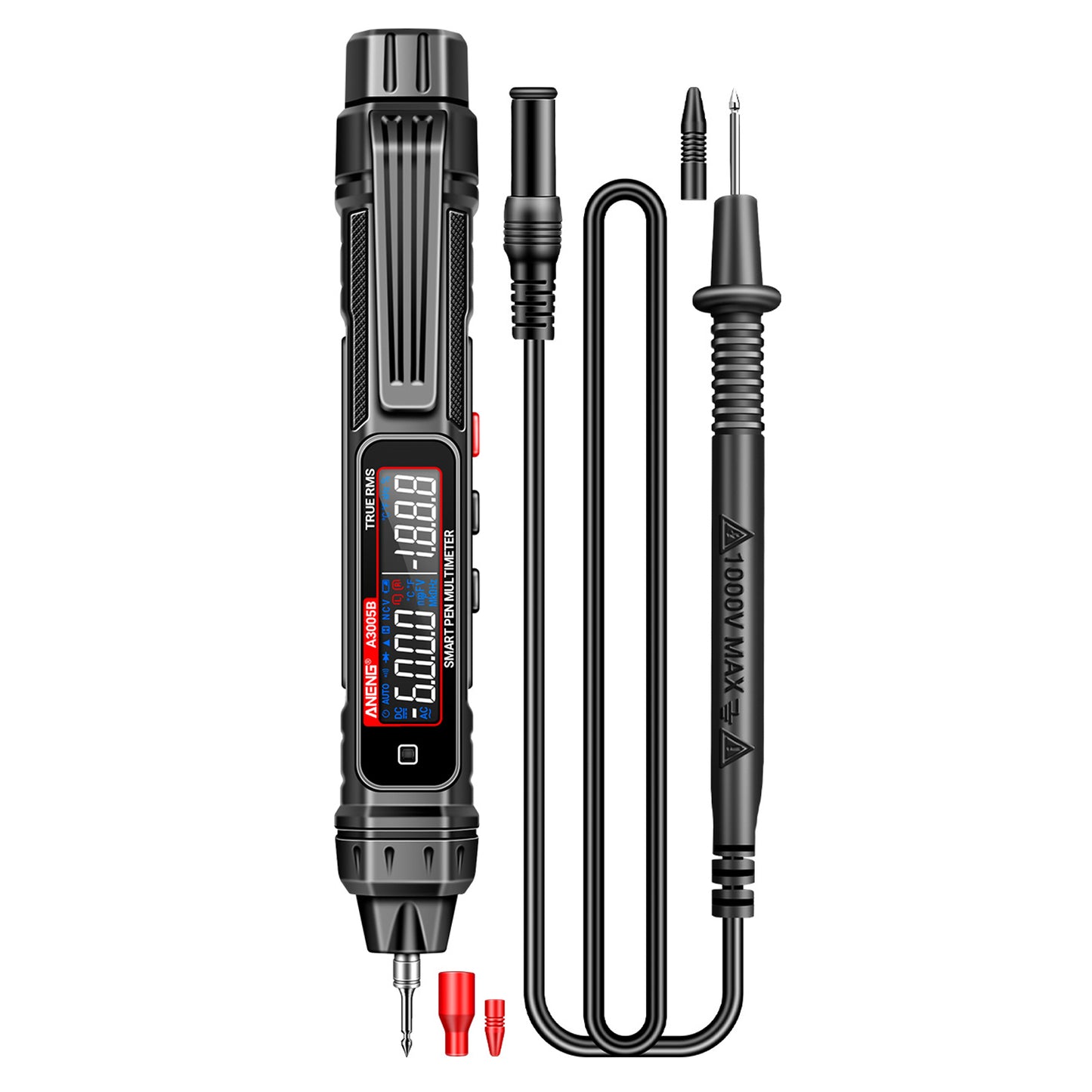 Aneng A3005B Pen Type Digital Multimeter Intelligent Professional Current Meter Phase Sequence Test Tool - Standard Version