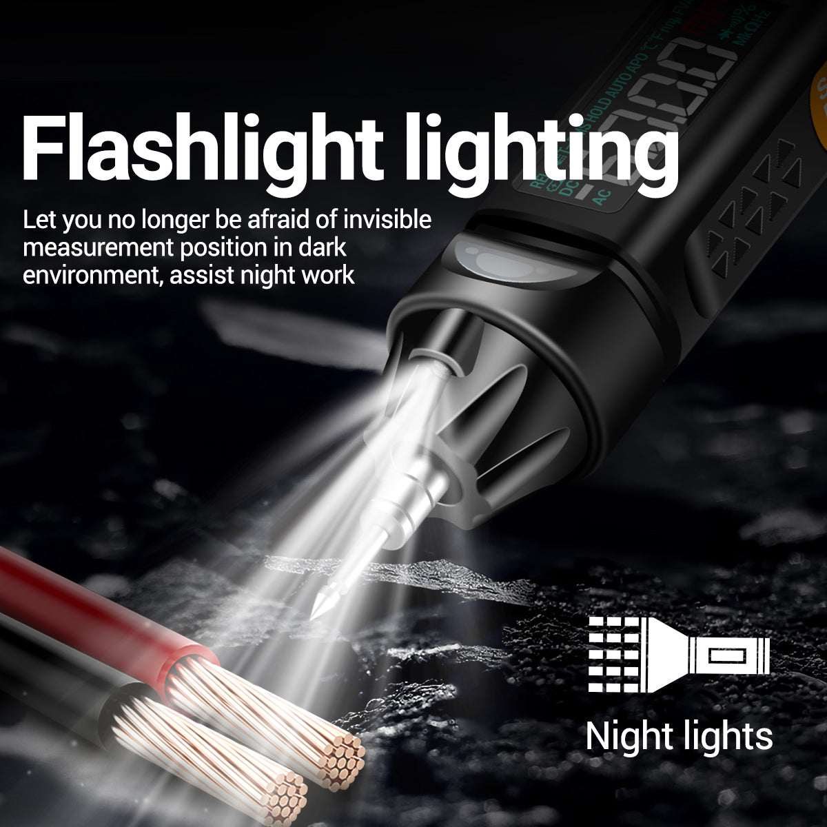 Aneng A3009 Voice Broadcast Multifunction Digital Multimeter Set Portable Handheld Pen Tester