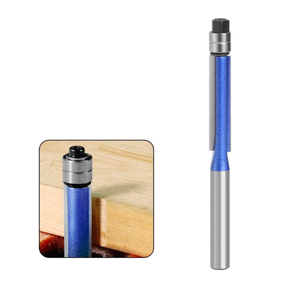 1Pc 1 / 4 Shank Milling Cutter Double Bearing Router Bit Woodworking Tools Carving Cutter - 1 / 4x1 / 4x30