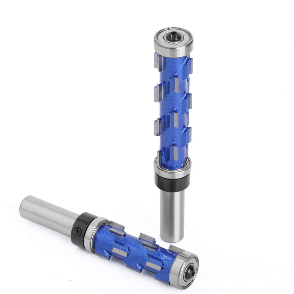 2Pcs / Set 12mm Shank Woodworking Milling Cutter Router Bit Woodworker Tools Carving Cutter Wood Engraving Tenon Cutter
