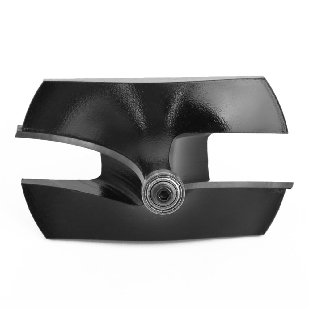 12mm Shank Tungsten Steel Alloy Round Over Bit Woodworking Cutter Wood Line Edge Trimmer - Black