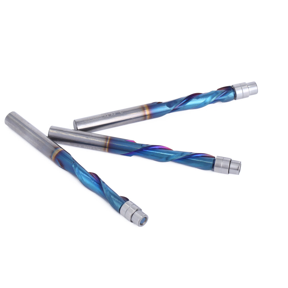 3Pcs 1 / 4" Shank Alloy Woodworking Milling Cutter Set Woodworker Router Bit Tools Carving Cutter for Wood, MDF