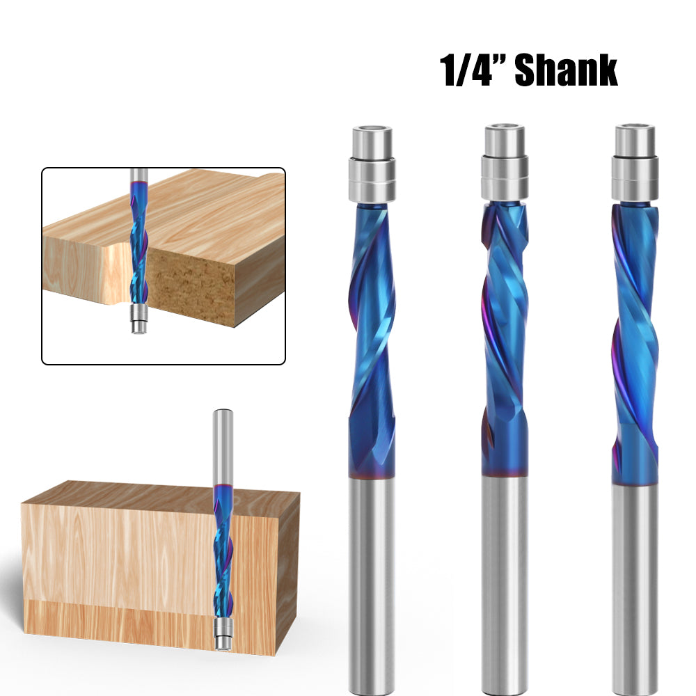 Shank Alloy Milling Cutter for Engraving Wood, MDF Woodworking Router Bit Tools Carving Cutter - Up Cutter