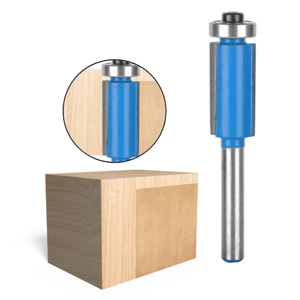 6.35mm Shank Tungsten Steel Alloy Milling Cutter Router Bit Engraving Tools Wood MDF Carving Cutter - 6x1 / 2x25.4mm