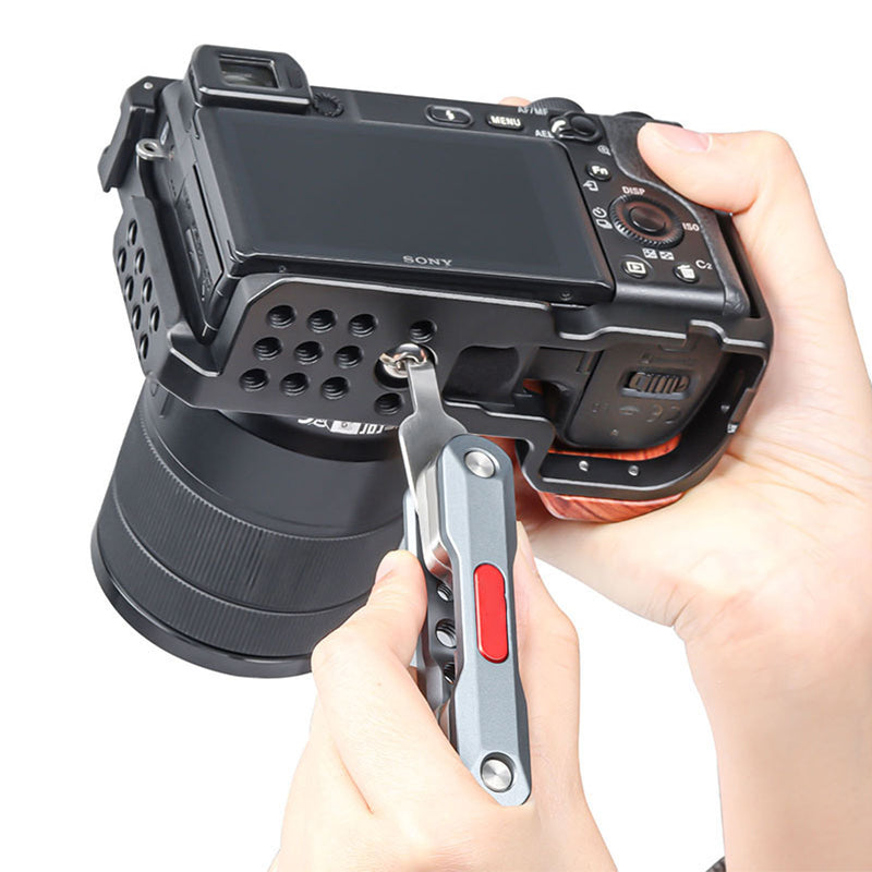 Uniqkart PT-18 Multi-function Folding Hex Key Set Portable Torx Star Key Wrenches Tool Kit Camera Mounting Accessories