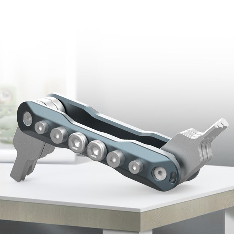 Uniqkart PT-18 Multi-function Folding Hex Key Set Portable Torx Star Key Wrenches Tool Kit Camera Mounting Accessories