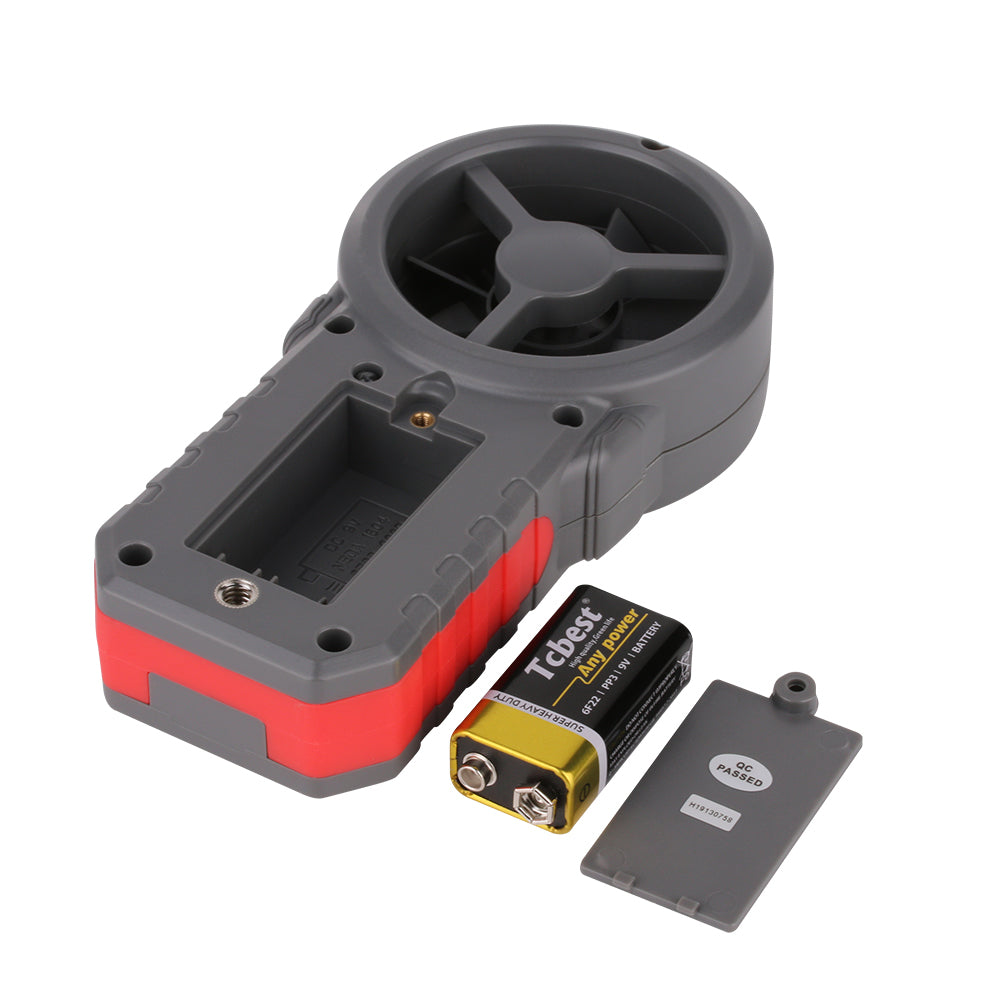 Uniqkart WT87A Portable Digital Anemometer Tester Handheld Wind Speed Air Volume Temperature Meter