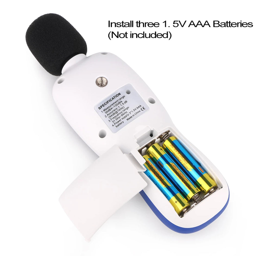 Uniqkart WT85 Mini Digital Sound Level Meter Noise Decibel Detector Tool