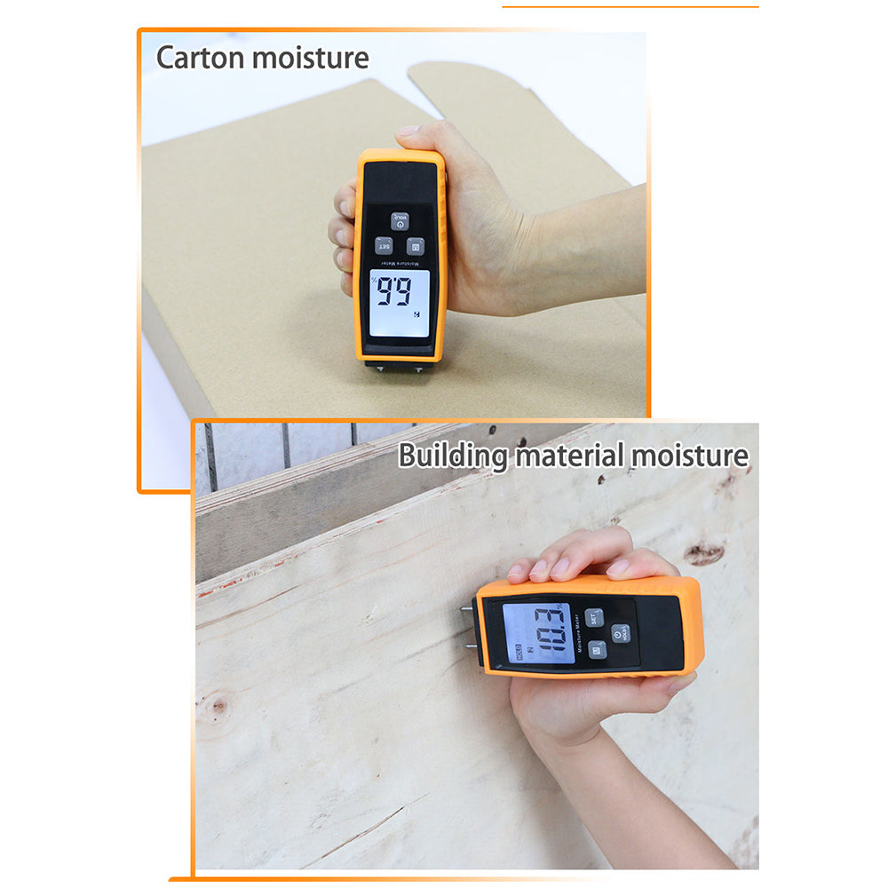 RZ RZ660 Digital Wood Moisture Meter Portable Woodworking Measuring Tool