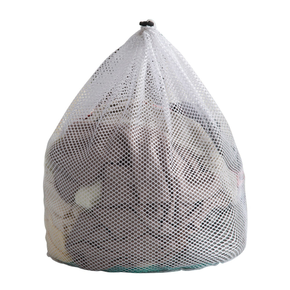 50x60cm Washing Machine Reusable Delicate Mesh Bag Drawstring Laundry Wash Bag (Thick Mesh)