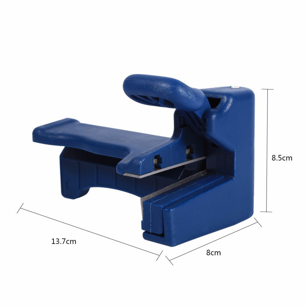Straight Edge Trimmer Woodworking Manual Edge Banding Machine Tool, with 2 Blades