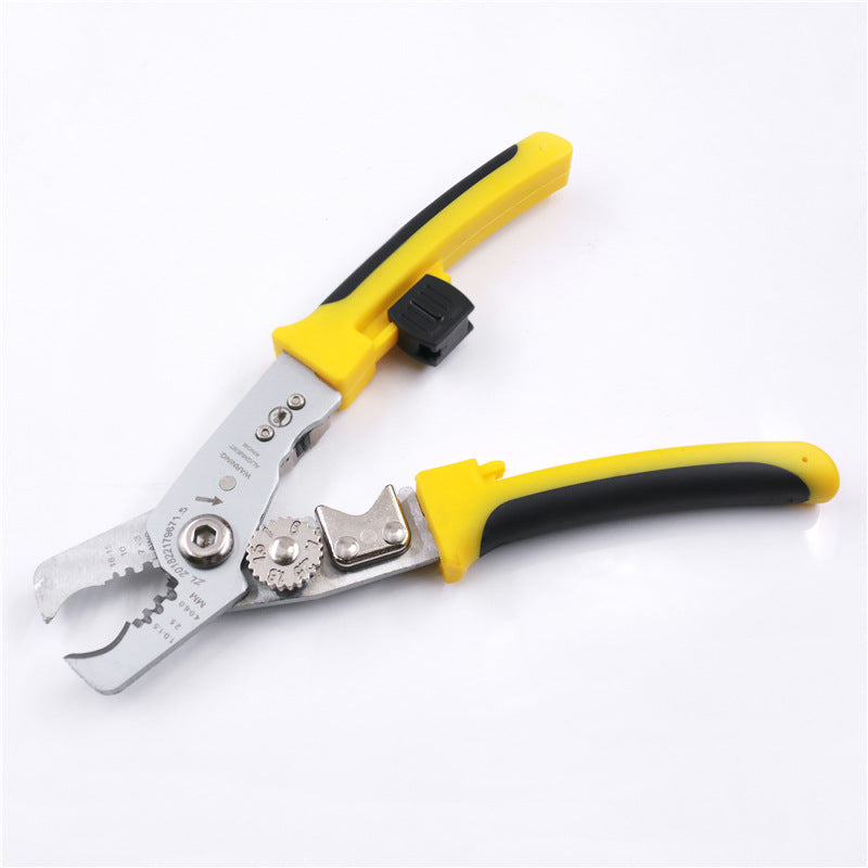 8 Inch Wire Stripper Portable Plier with Adjustable Knob DIY Electrical Wiring Working Tool Cable Cutter