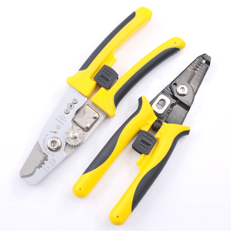 8 Inch Wire Stripper Portable Plier with Adjustable Knob DIY Electrical Wiring Working Tool Cable Cutter