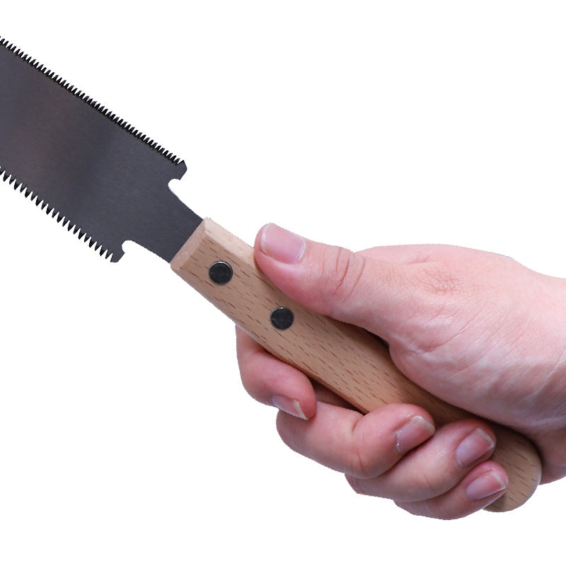 MB150-2 Double Edged SK-5 Steel Flexible Blade Small Hand Saw for Flush Cut Trimming Woodworking Tool