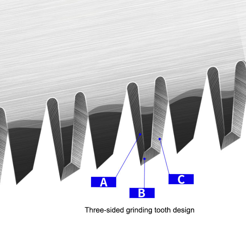 MB150-2 Double Edged SK-5 Steel Flexible Blade Small Hand Saw for Flush Cut Trimming Woodworking Tool
