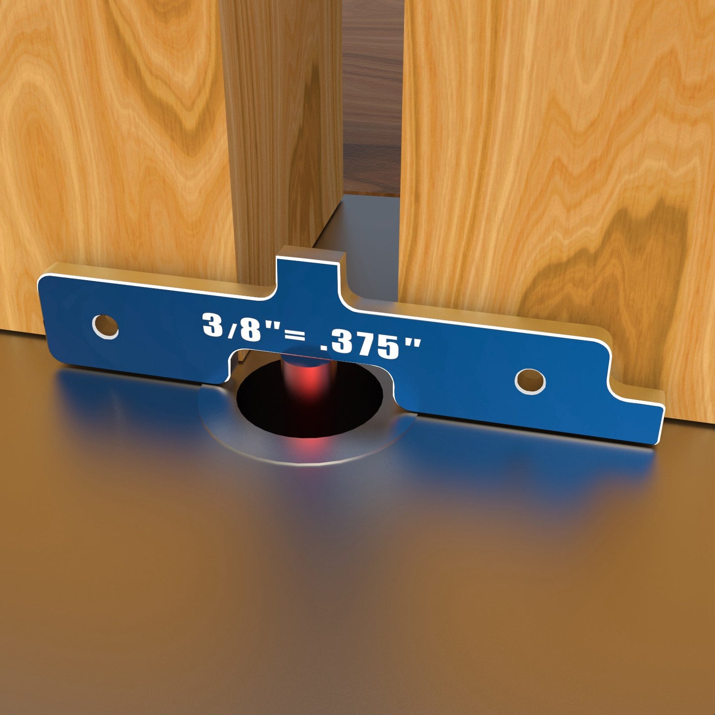 Tool Setup Block Height Gauge Set Precision Aluminum Router Table Set 7Pcs Table Saw Accessories Miter Gauge Woodworking Tools for Carpenter, Construction (US Measure)