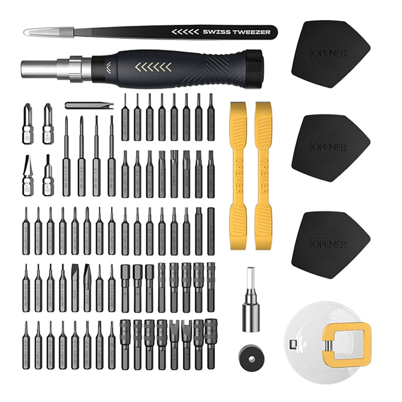 Jakemy JM-8186 Multifunction Precision Screwdriver Set Portable Repair Tool Kit for Watches, Cameras - White