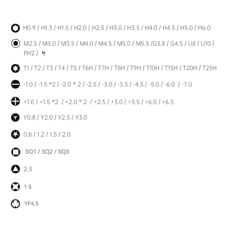 Jakemy JM-8187 Portable Precision Screwdriver Set for Glass, Cellphones Lightweight Repair Tools
