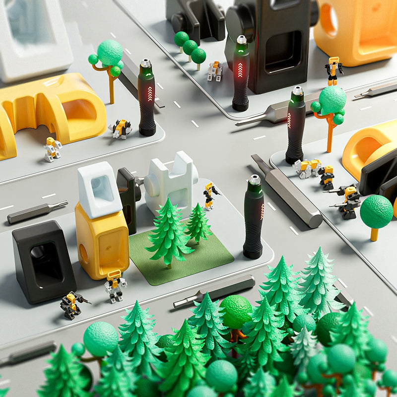 Jakemy JM-8185 Multifunction Screwdriver Bit Set for Glass, Cellphones Portable Assembly Repair Tools