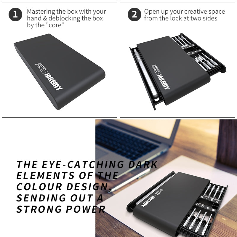 Jakemy JM-8171 17-in-1 Precision Screwdriver Set Clock Watch Glasses Repair Tools Kit