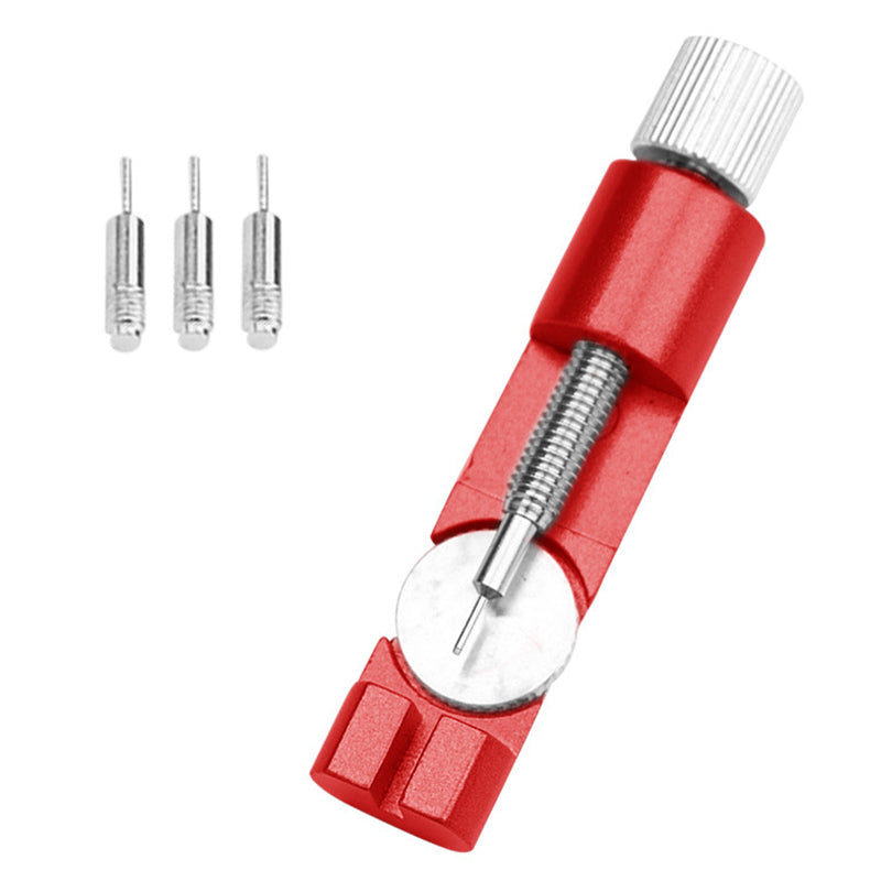 Aluminum Watch Band Strap Bracelet Link Pin Remover Watch Repair Tool - Red