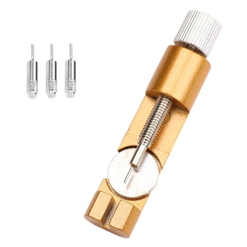 Aluminum Watch Band Strap Bracelet Link Pin Remover Watch Repair Tool - Gold