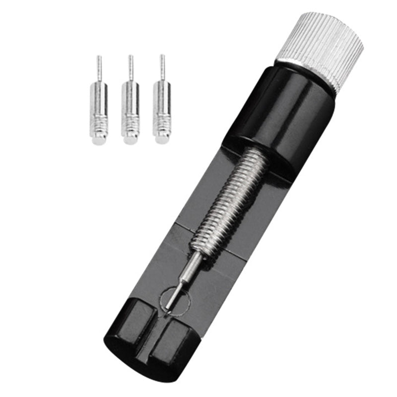 Metal Watch Band Bracelet Link Pin Remover Watch Strap Adjuster Repair Tool - Black