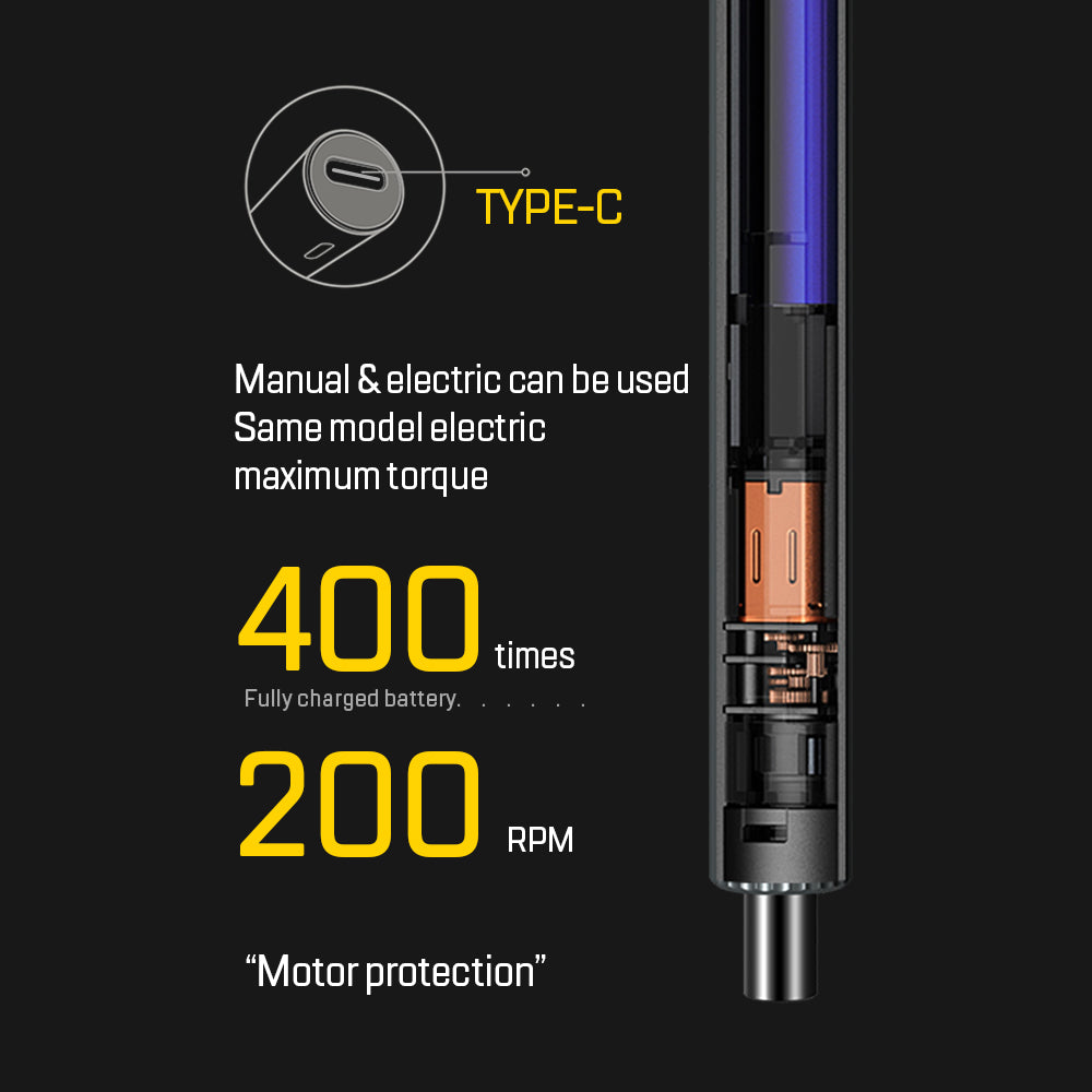 KS-882037-36 N20 36 in 1 Precision Repair Electric Screwdriver Set Portable Handheld Screwdriver with 3 LED Light