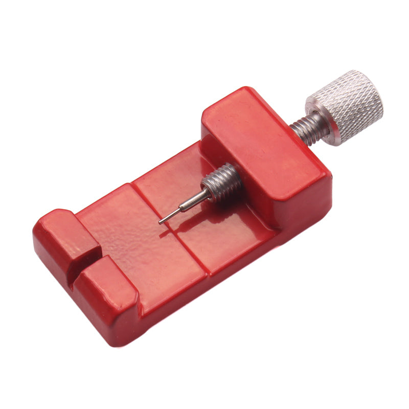 Aluminum Alloy Watch Band Bracelet Link Pin Remover Watch Strap Adjuster Repair Tool - Red