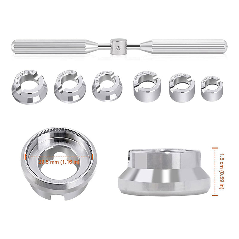 7Pcs Professional Opener Watch Case Opener Kit Watch Repair Tool for Opening