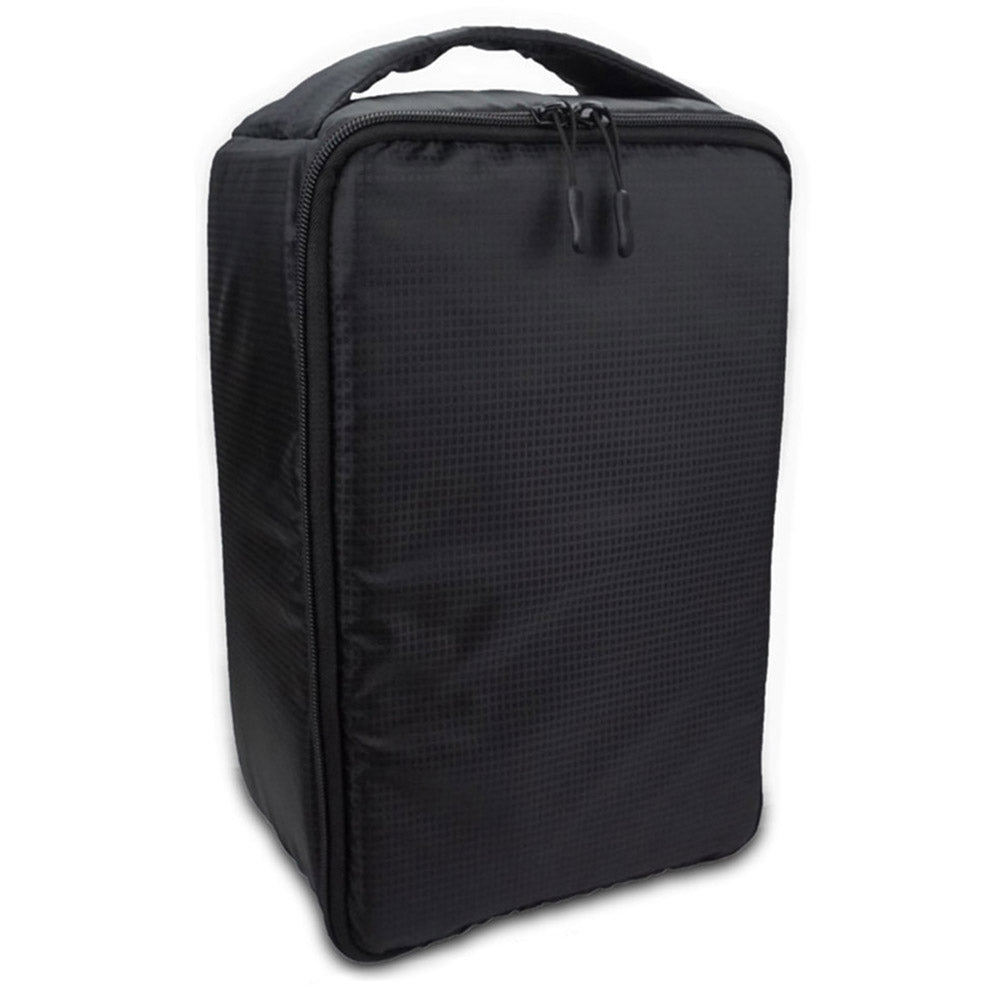 J1009 Polyester Waterproof Backpack DSLR Camera Backpack Camera Carrying Bag Outdoor Travel Shoulders Bag, Size: L - Black