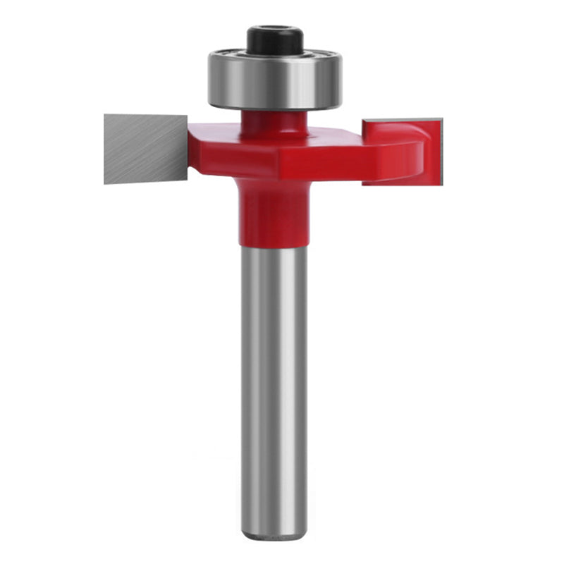 C0714405R Alloy Router Bit T-Shape Grooving Cutter 1 / 4inch; Shank 1 / 4inch; Milling Cutter for Wood MDF Woodworking Tool